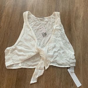 Forever 21 white swimsuit cover up